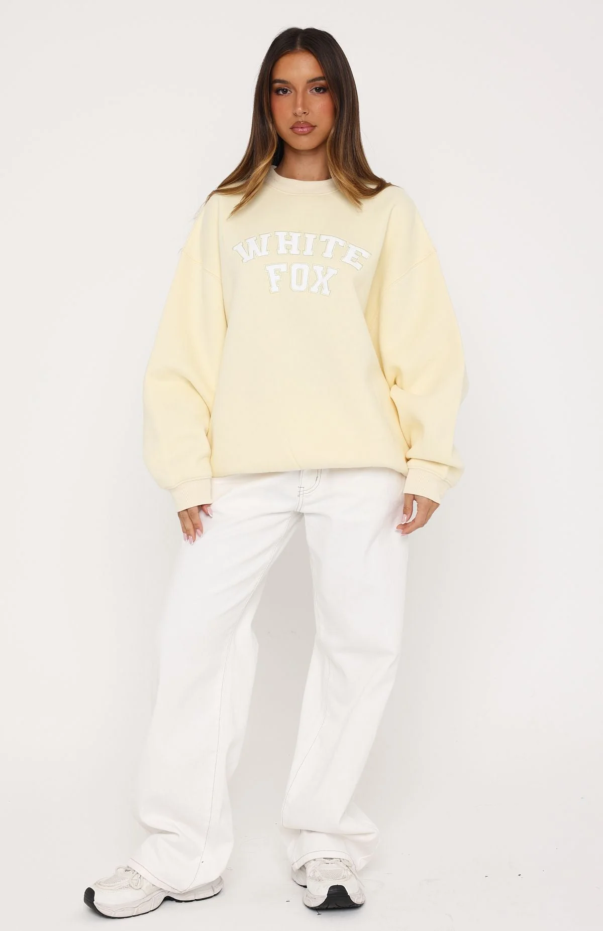 Major Upgrade Oversized Drop Shoulder Sweater Butter - Image 5