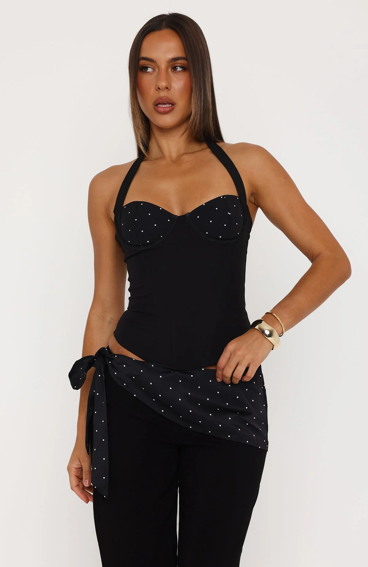 Night Kiss Bustier Black - Image 3