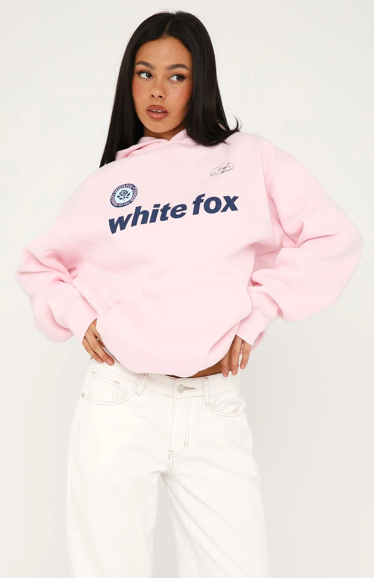 No Matter What Happens Oversized Hoodie Posy - Image 3