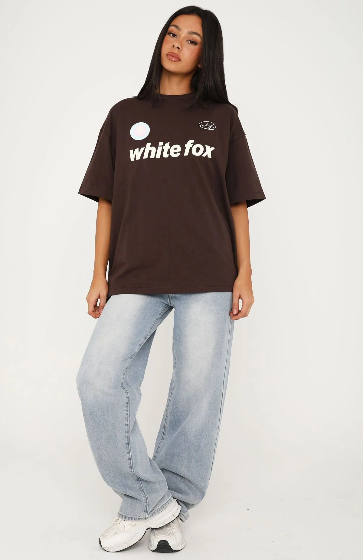No Matter What Happens Oversized Tee Chocolate - Image 5