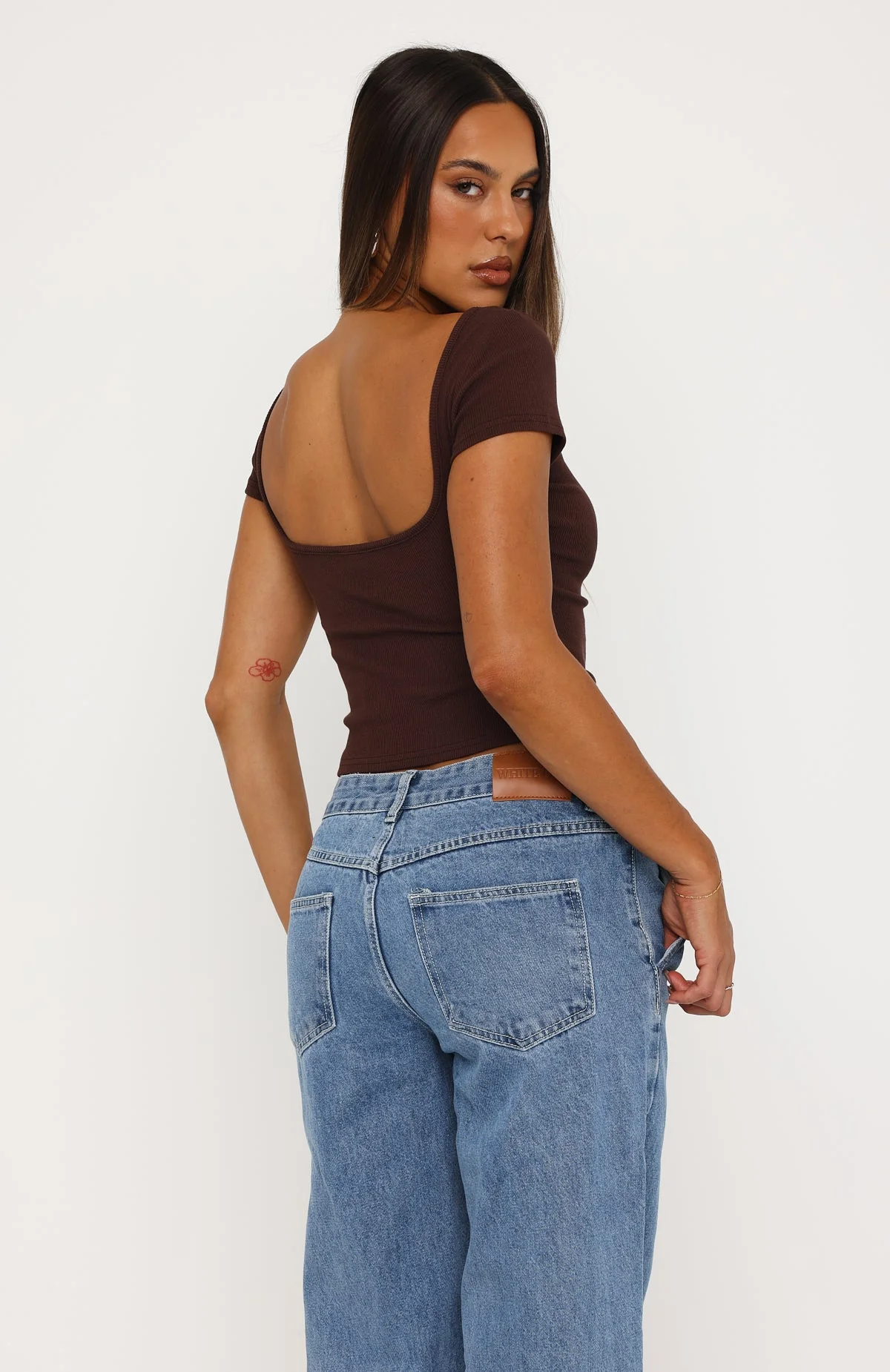 Not Like The Rest Short Sleeve Top Chocolate - Image 5