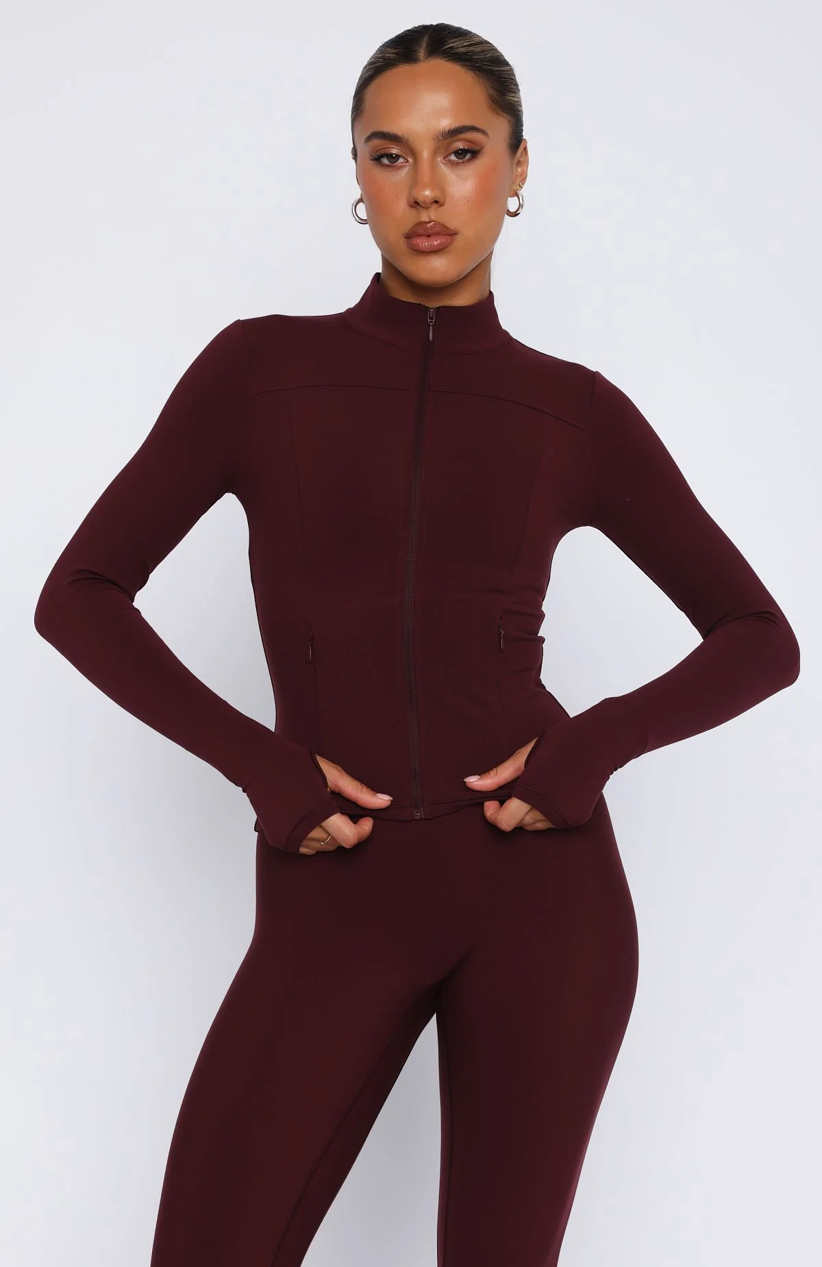 Race To You Jacket Merlot - Image 5
