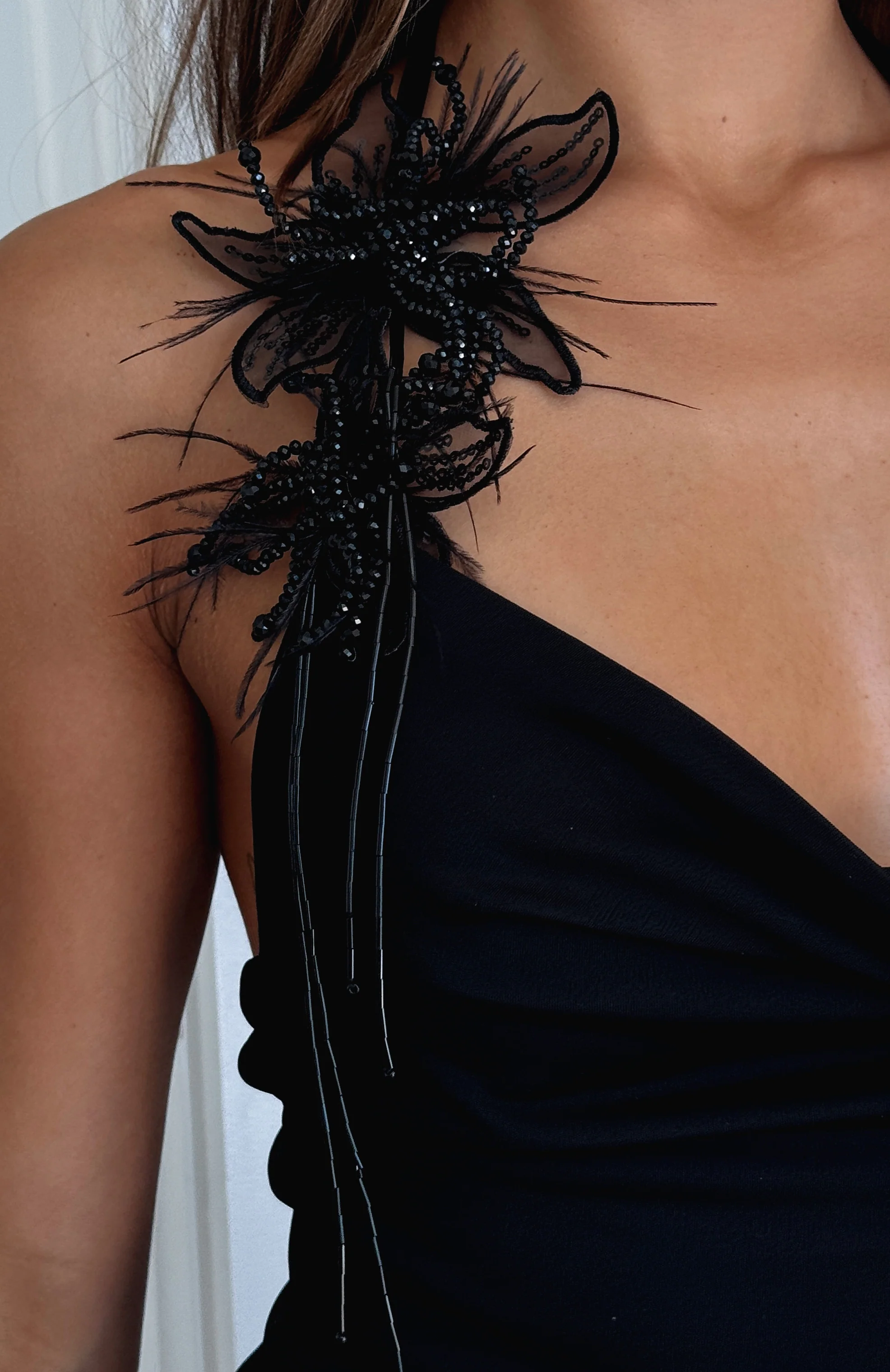 Rave Crave Halter Top Black - Image 2