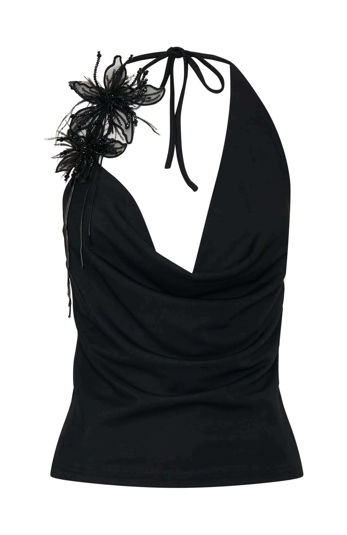 Rave Crave Halter Top Black - Image 7