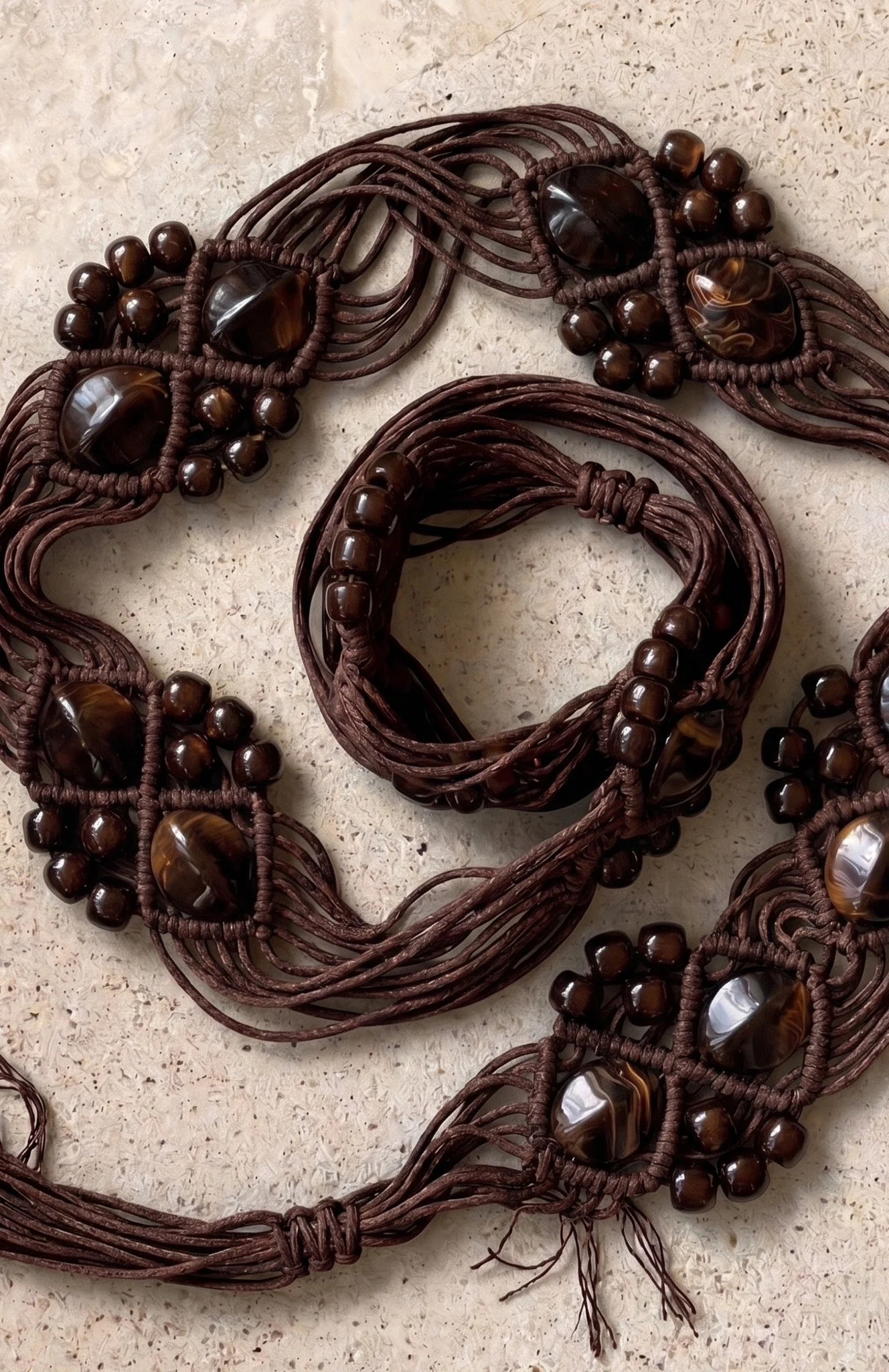 Sasa Wrap Belt Chocolate - Image 2