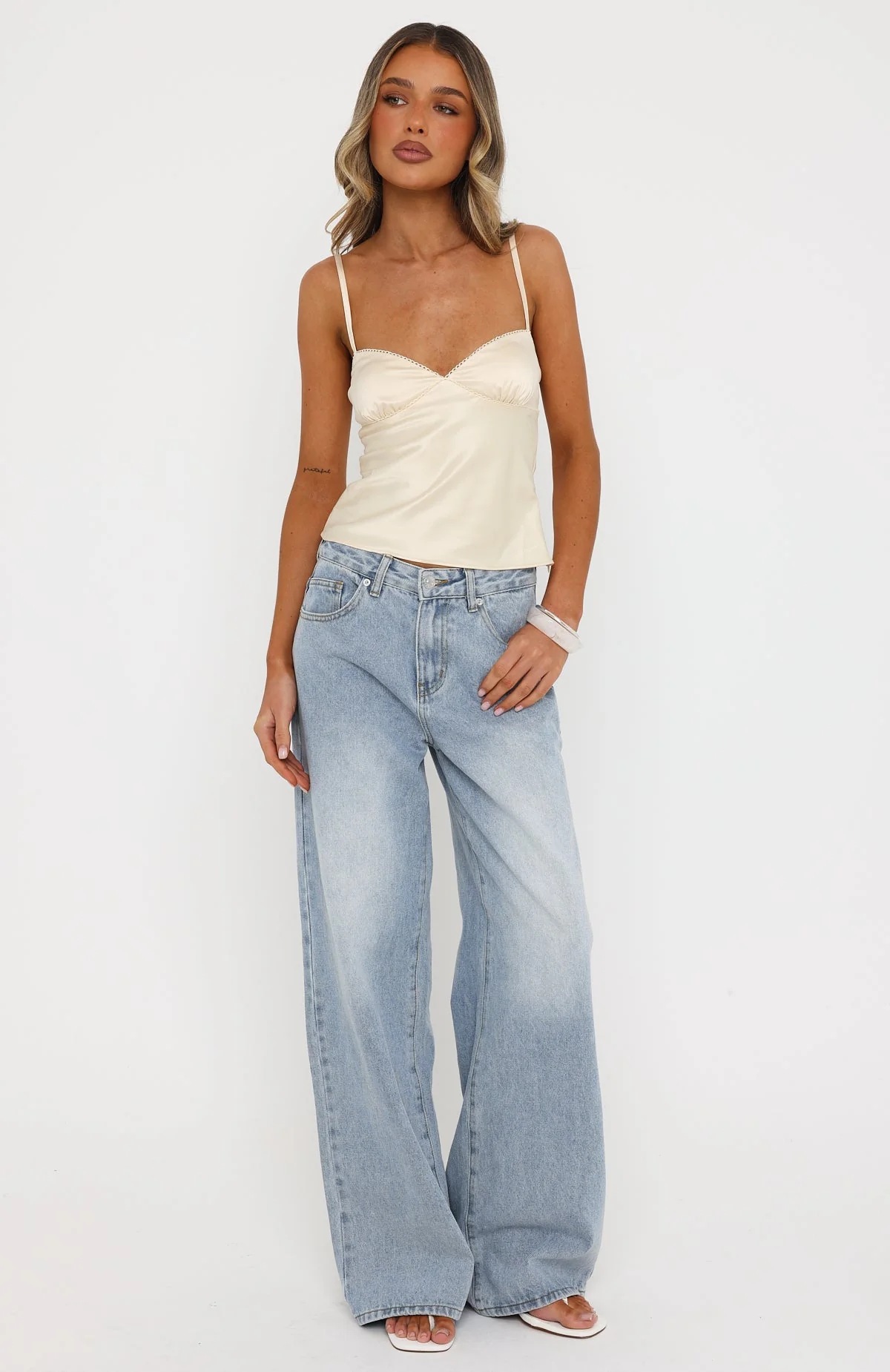 Soft Intentions Satin Top Butter - Image 5