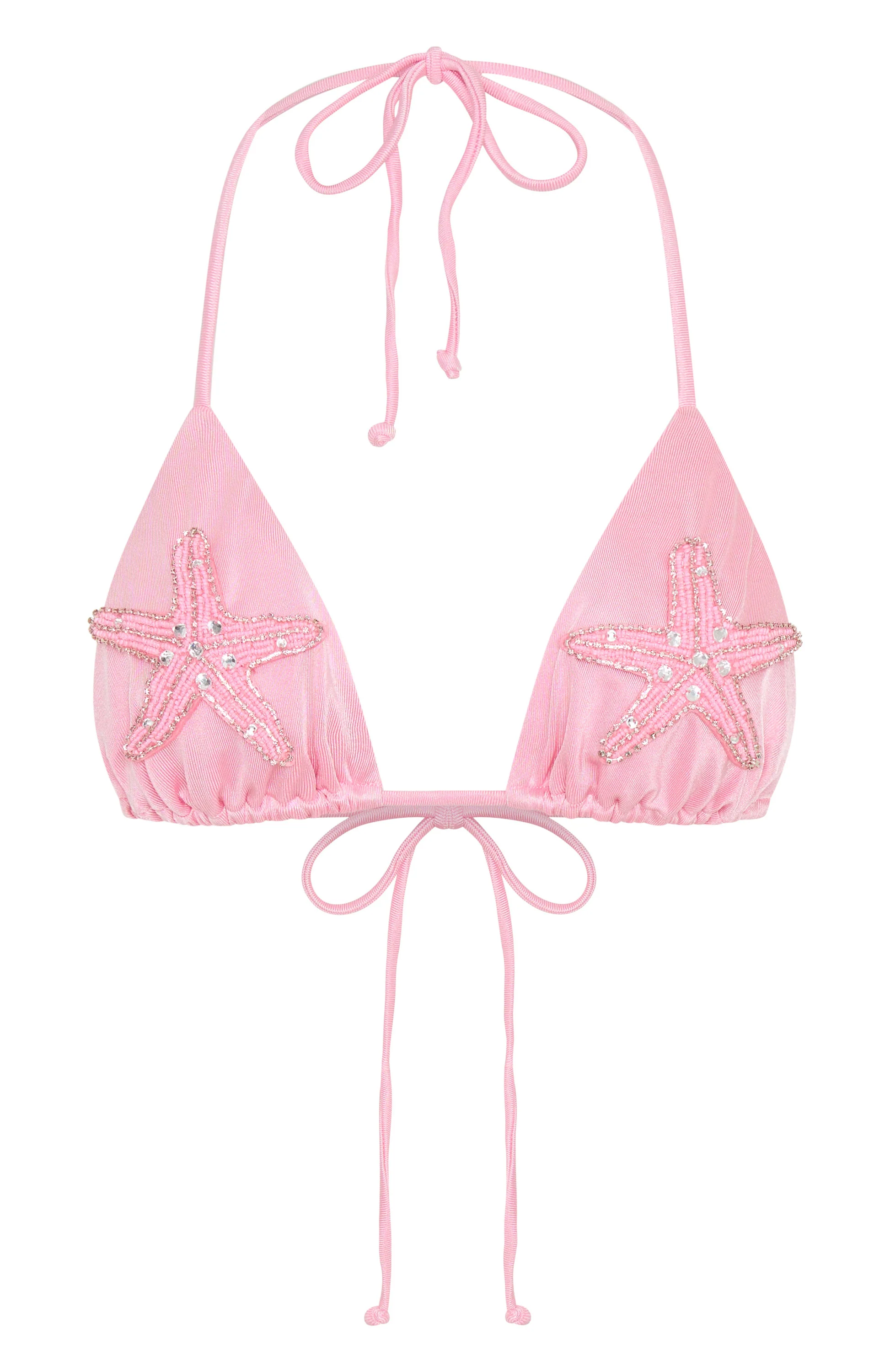 Starry Shores Bikini Top Blush Pink - Image 8