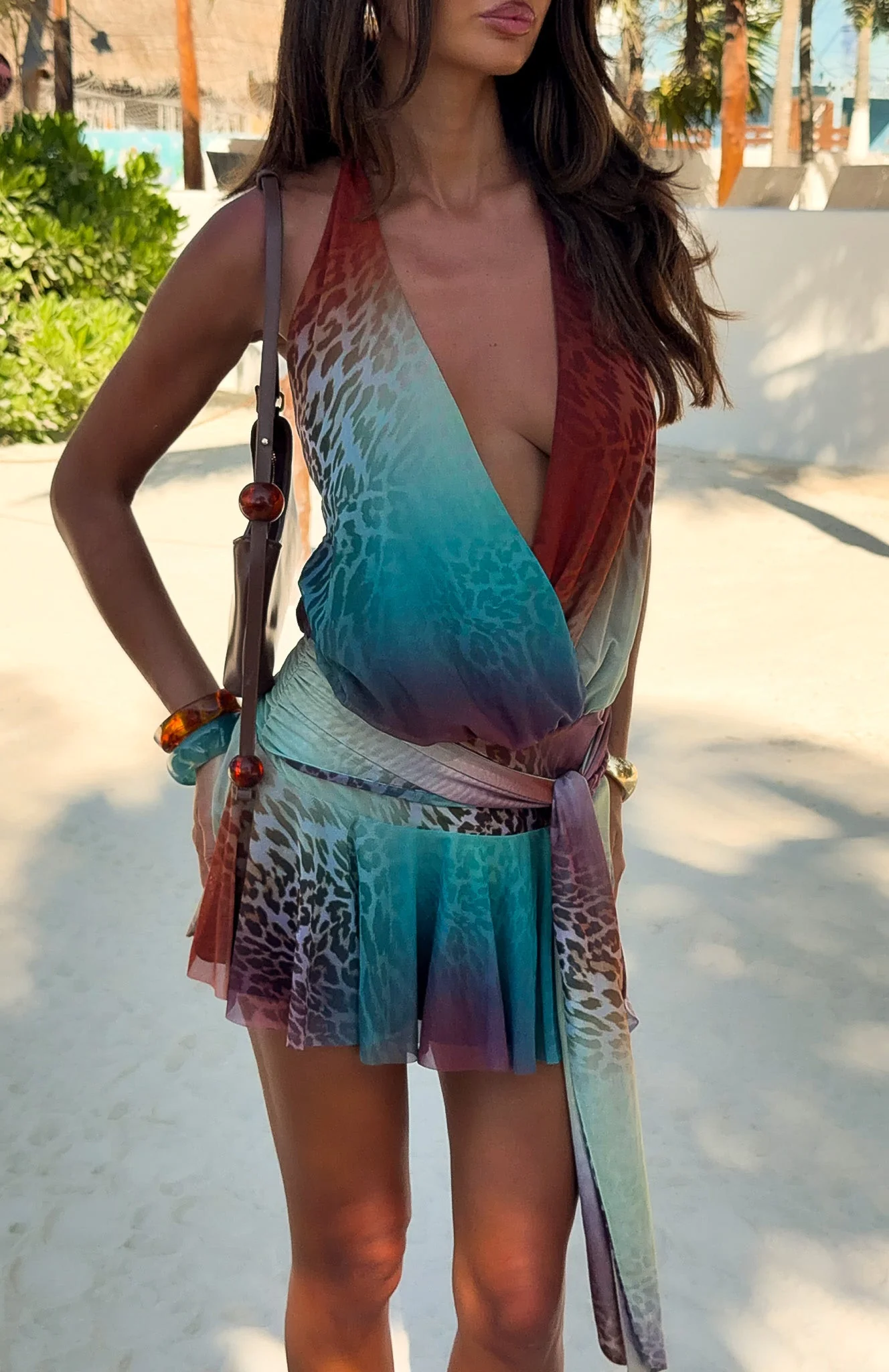 Strobe Lights Mini Dress Opal Halo - Image 2