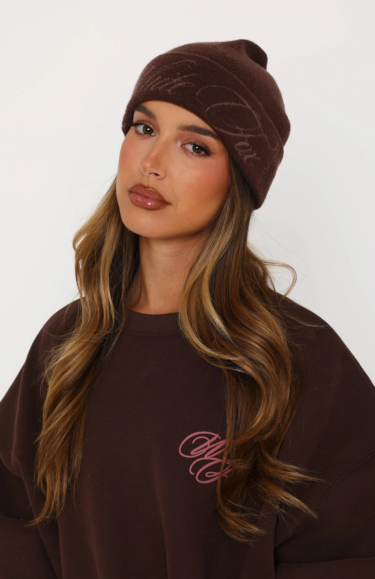 Studio 17 Agnes Beanie Chocolate - Image 3