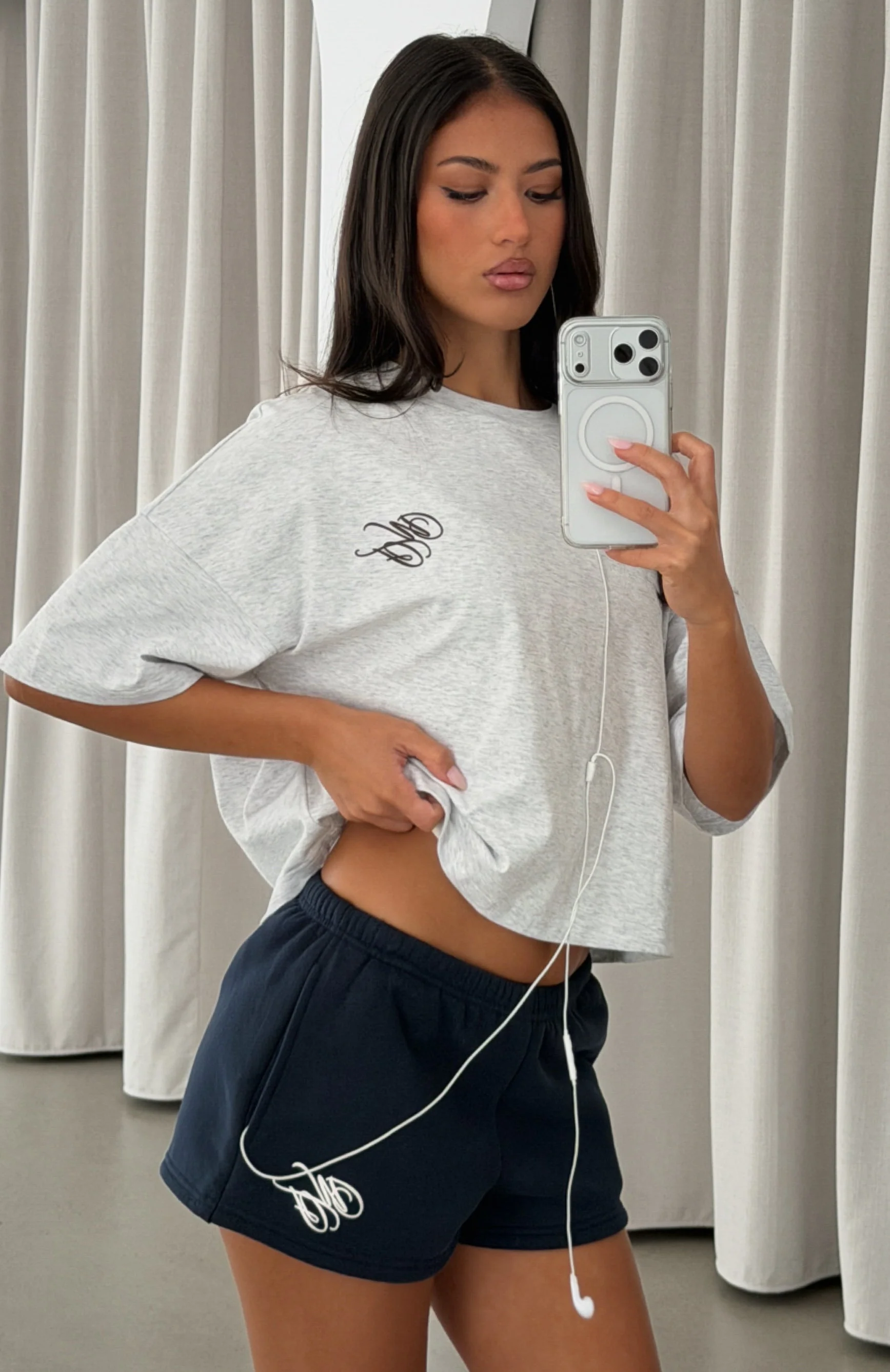 Studio 17 Raven Lounge Shorts Navy - Image 6