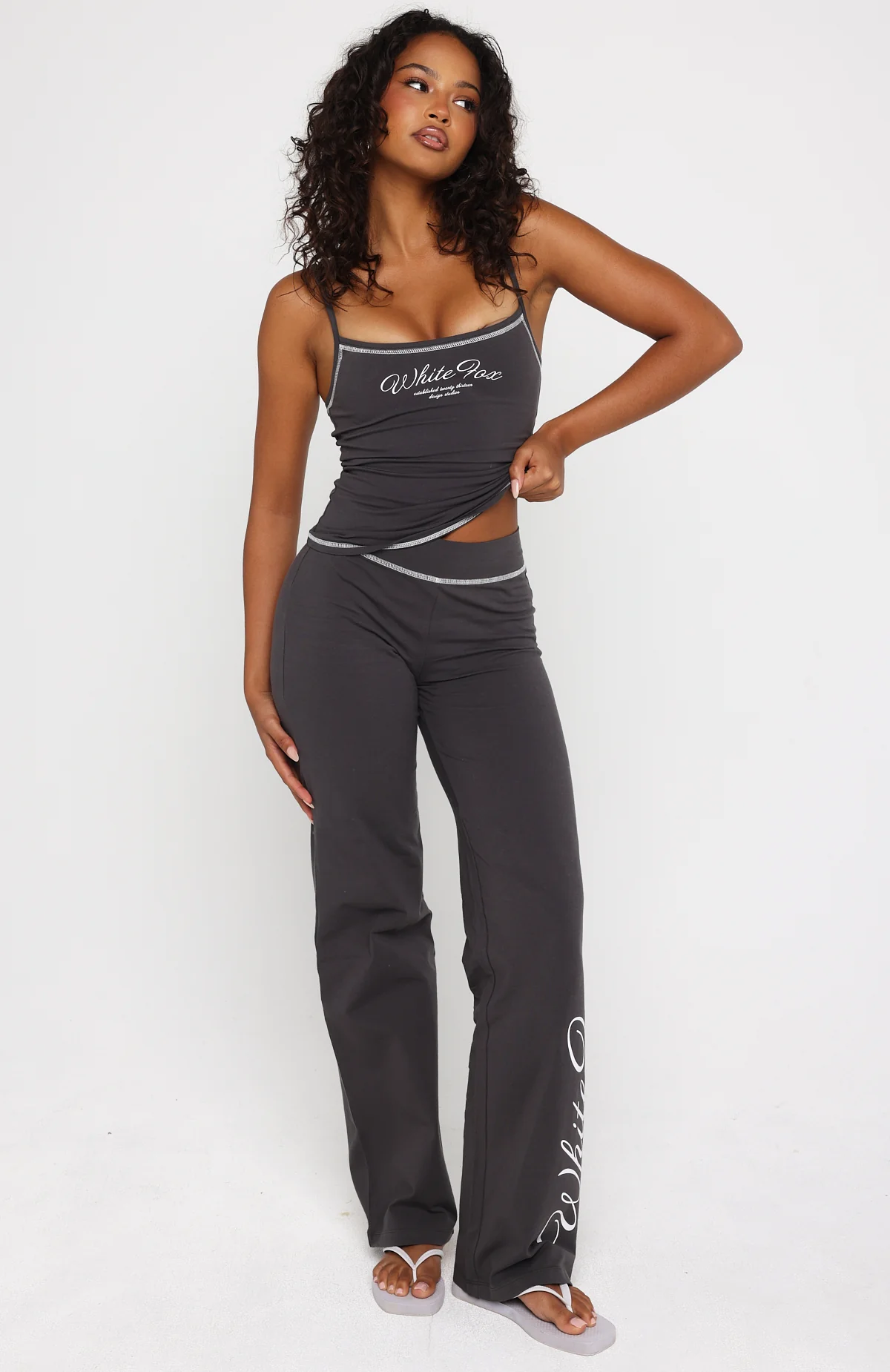 Sweet Embrace Singlet Charcoal - Image 5