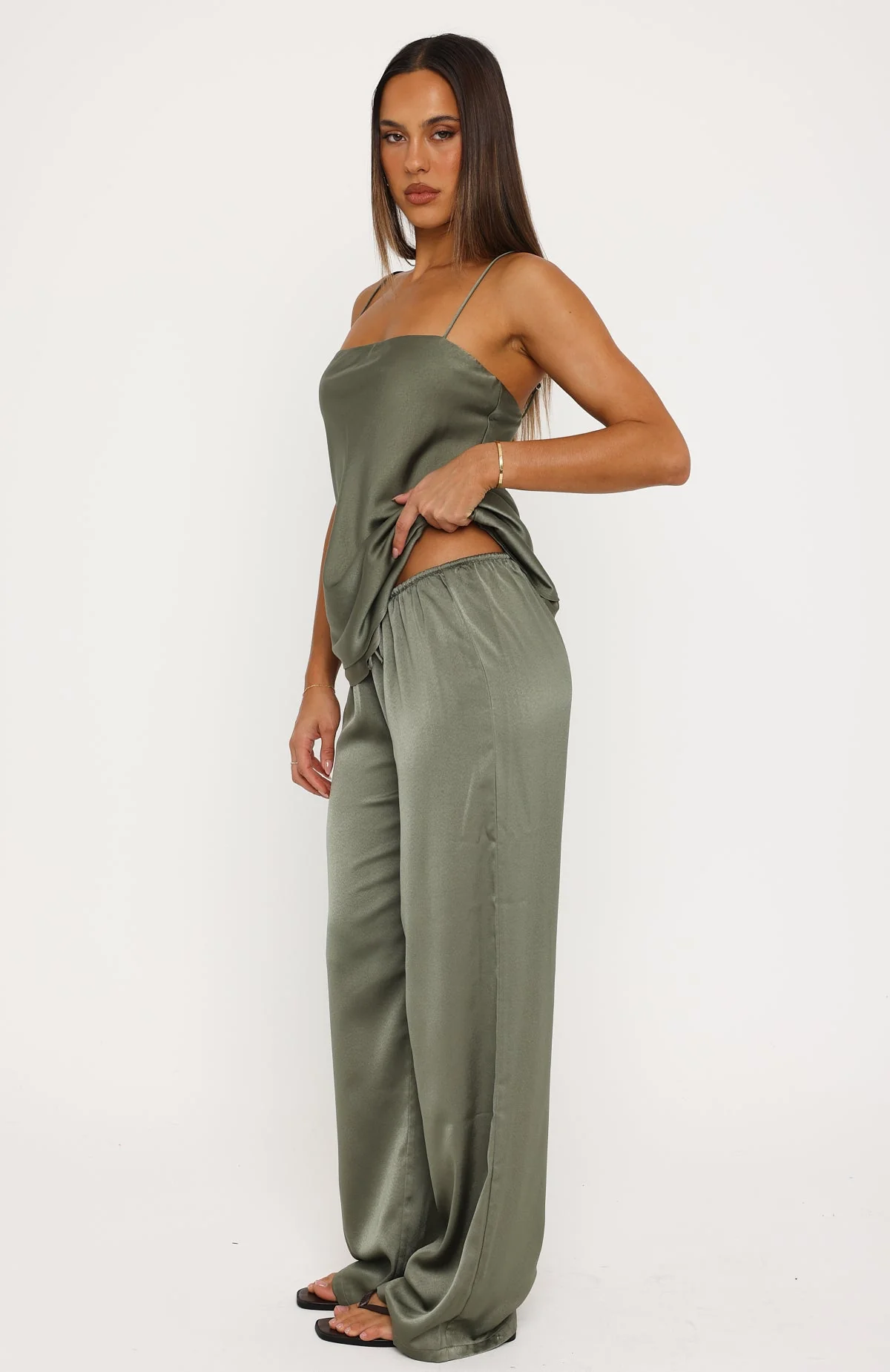 Sweet Sway Pants Olive - Image 3