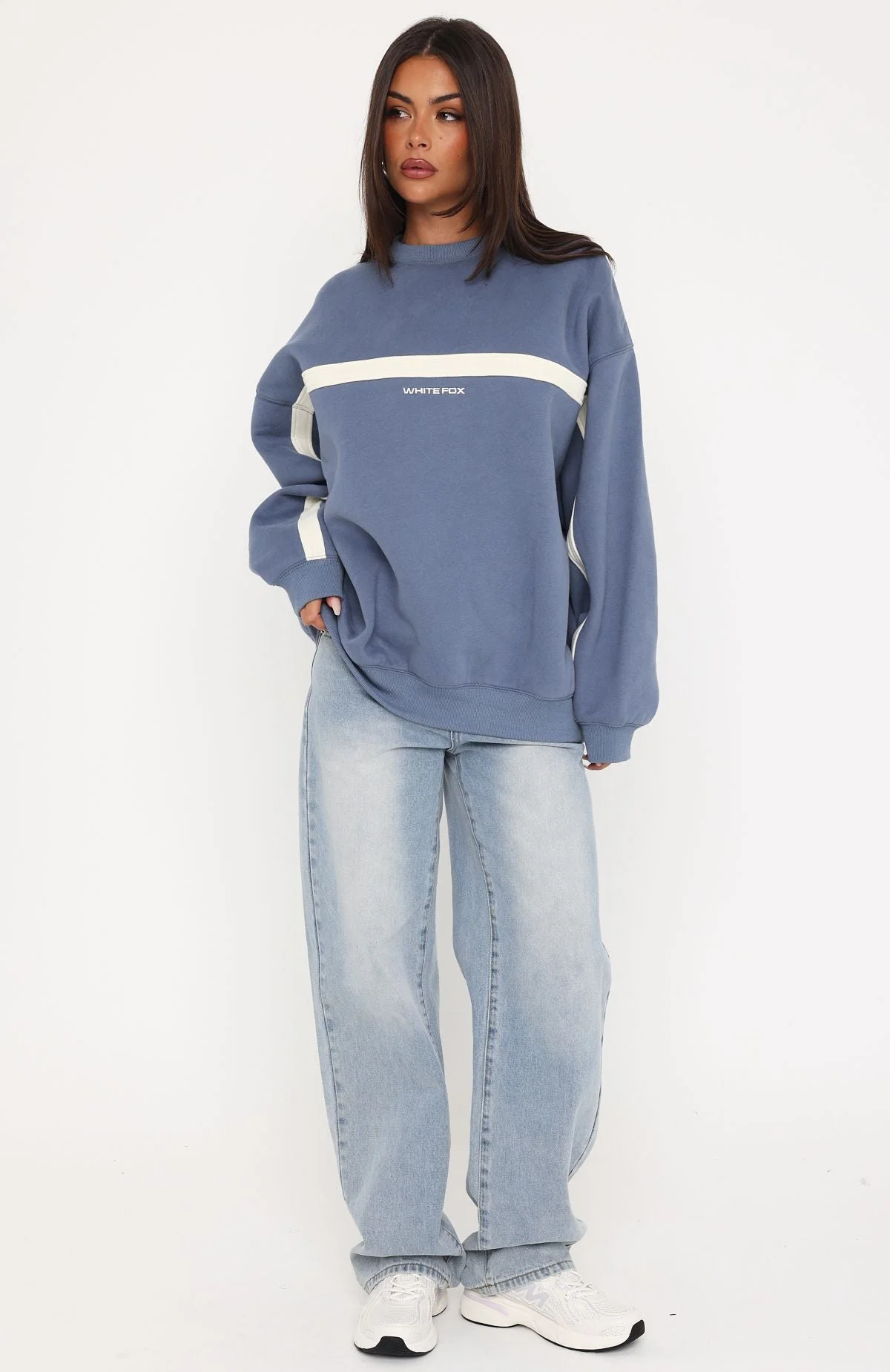 Take Another Chance Oversized Drop Shoulder Sweater Ocean - Image 6