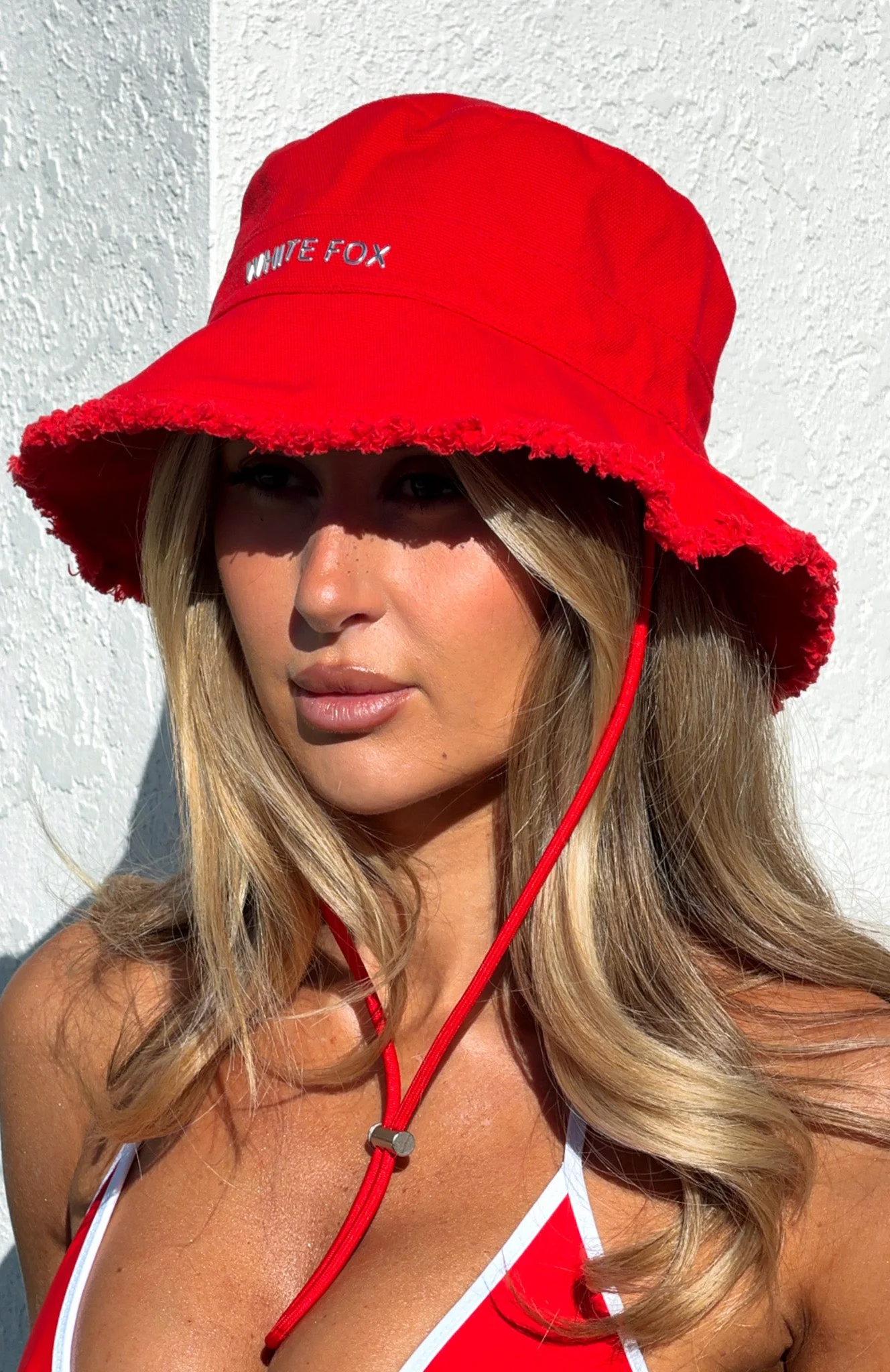 Take You Away Bucket Hat Red - Image 2