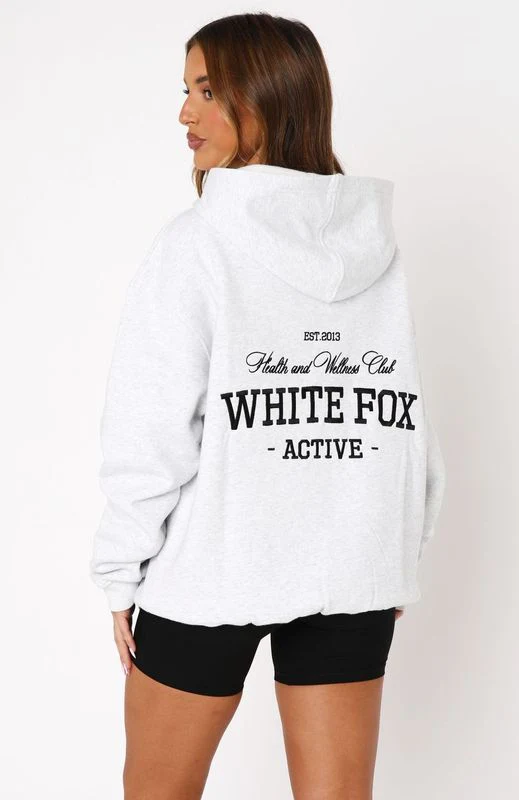 Taking Sides Oversized Hoodie Grey Marle - Image 5