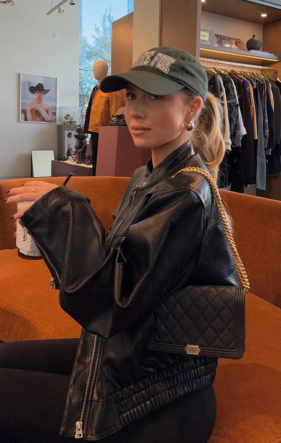 Tell Me Nothing PU Jacket Black - Image 6