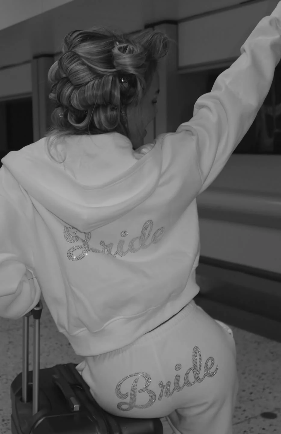 The Bride Wide Leg Sweatpants White - Image 7