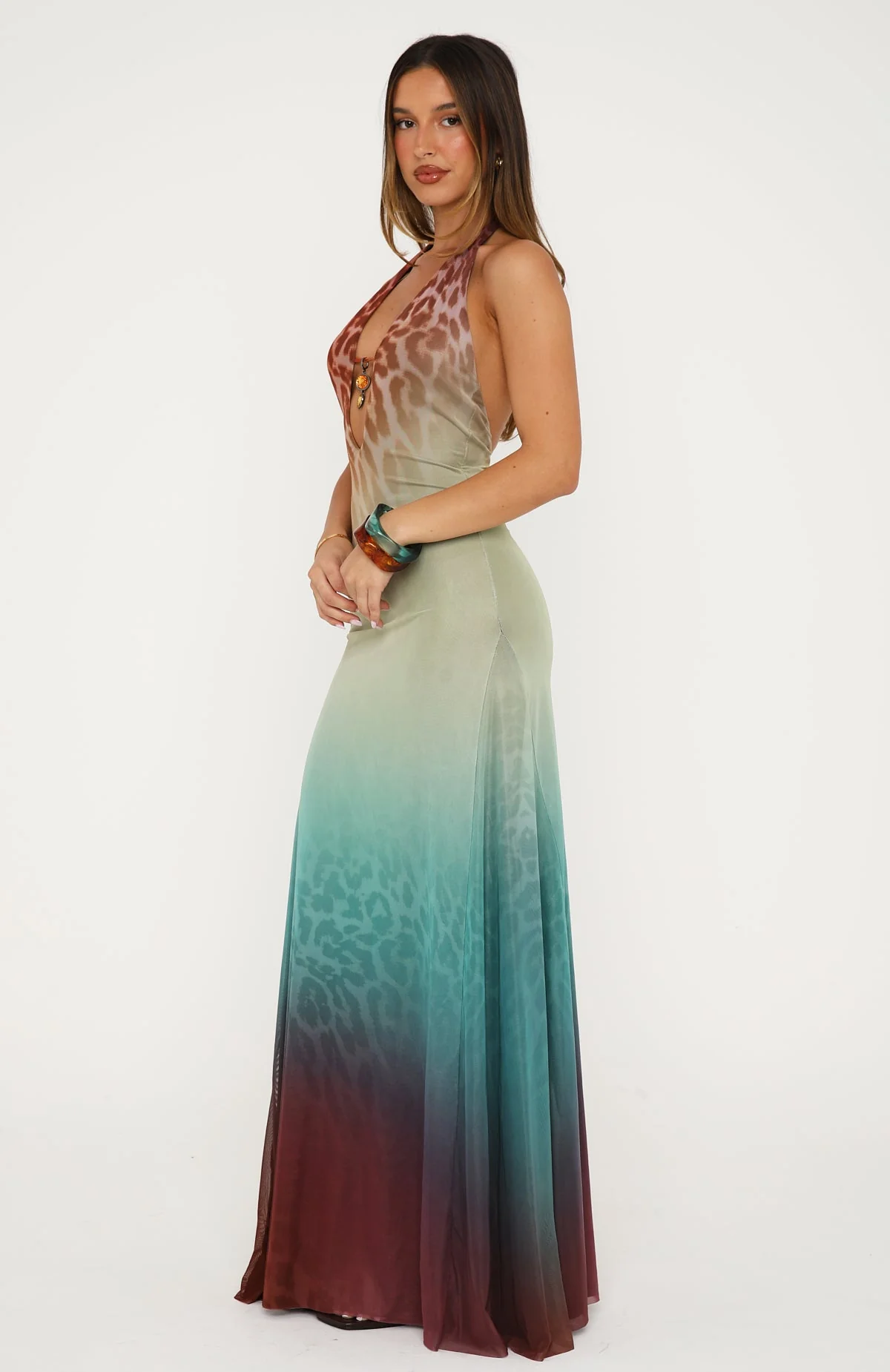 The Flirt Maxi Dress Opal Halo - Image 4