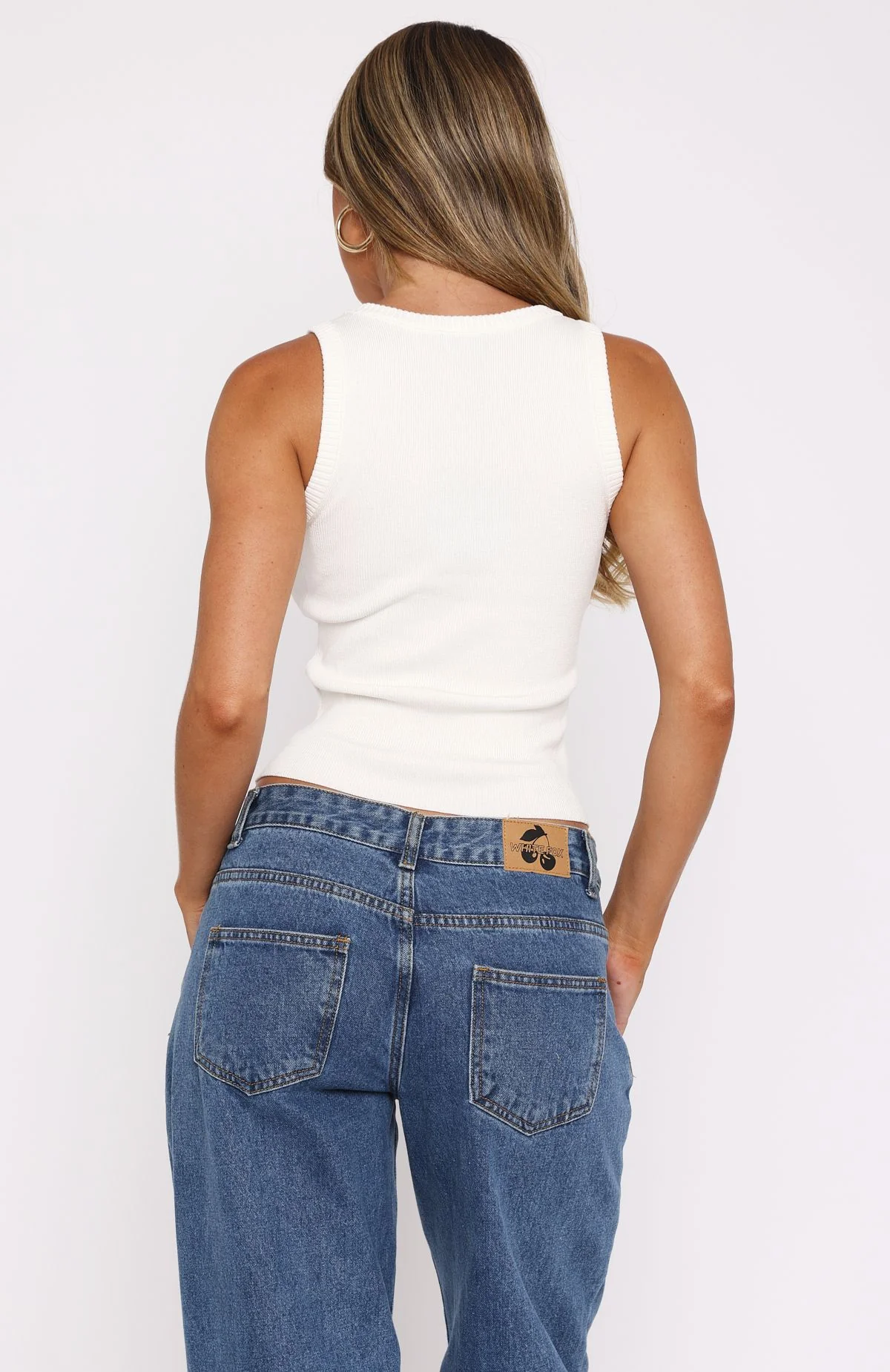 Wanting Problems Knit Top White - Image 4