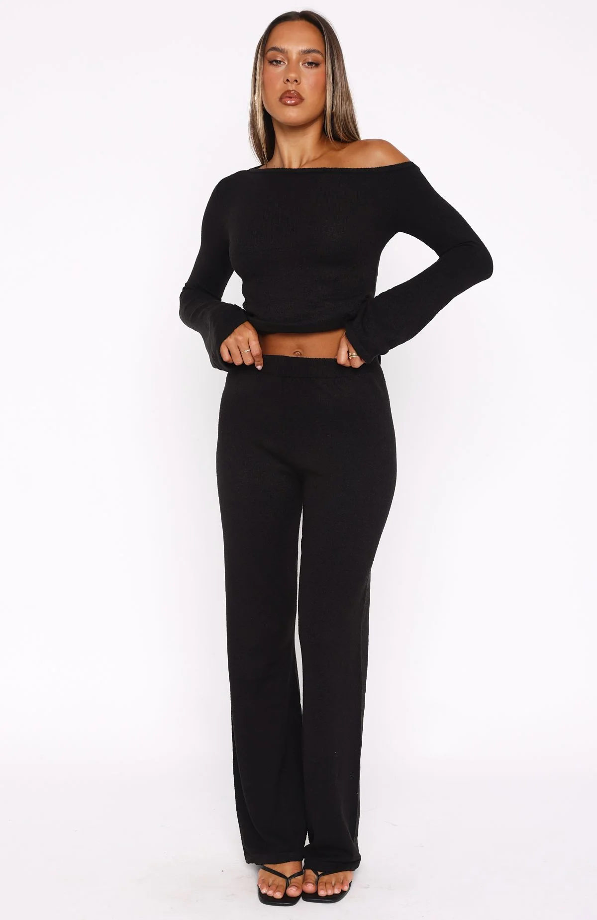 We'll Be Fine Pants Black - Image 2
