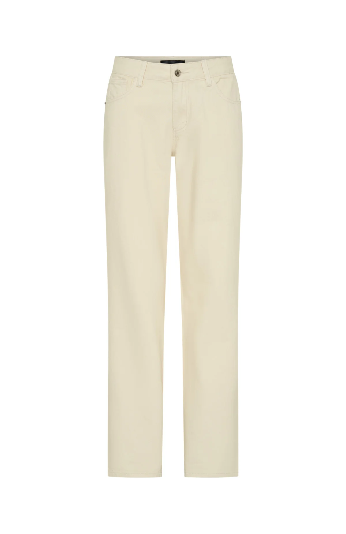 Zara Low Rise Straight Leg Jeans Cream - Image 6
